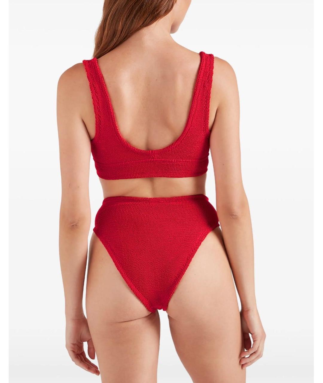 HUNZA G Красный купальник, фото 4