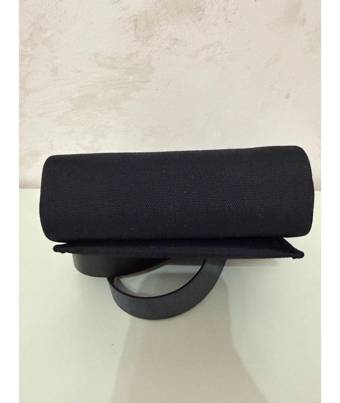 HERMES Черная тканевая сумка через плечо, фото 4