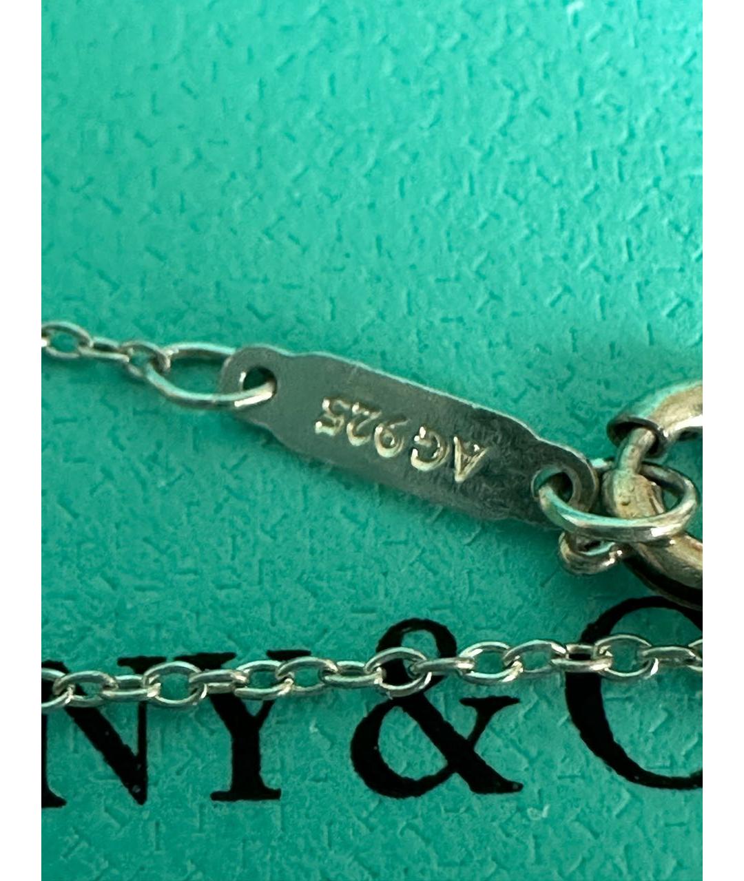 TIFFANY&CO Бирюзовое серебряное колье, фото 2