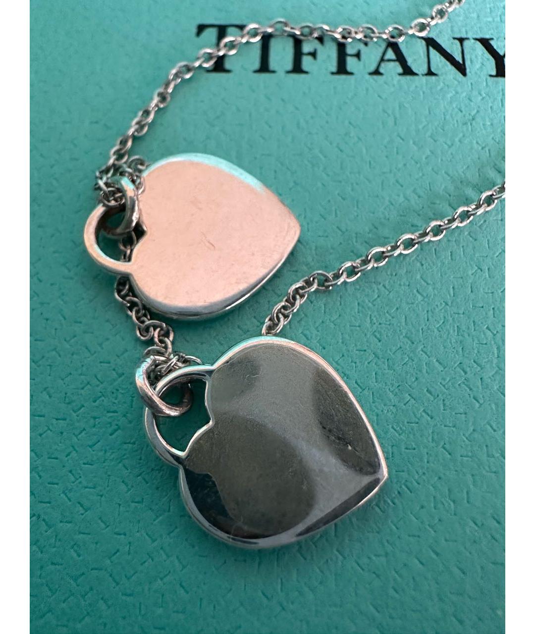 TIFFANY&CO Бирюзовое серебряное колье, фото 4