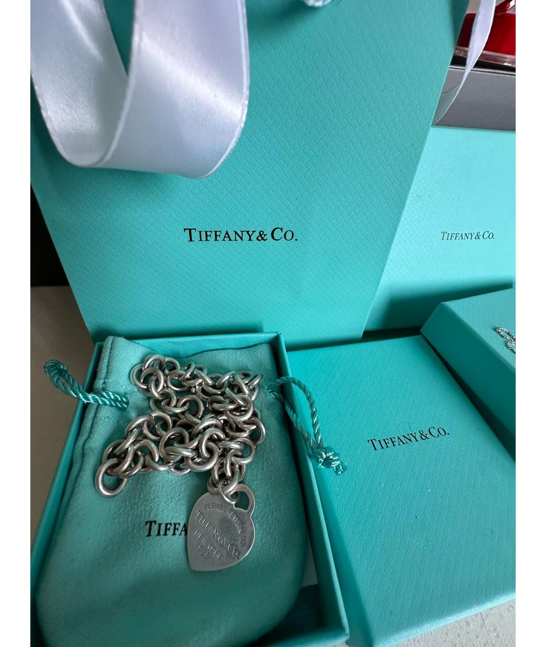 TIFFANY&CO Серебряное серебряное колье, фото 2