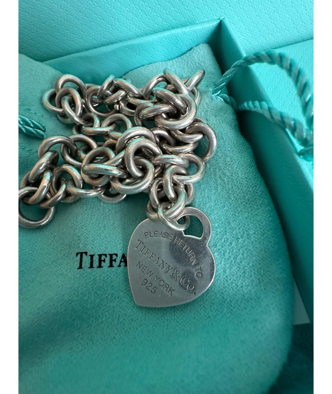 TIFFANY&CO Серебряное серебряное колье, фото 3
