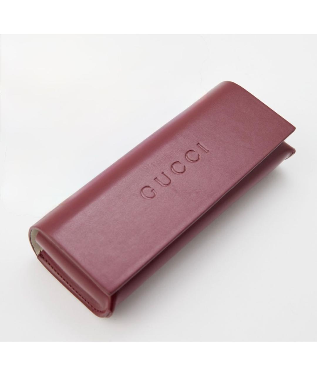 GUCCI Золотые металлические солнцезащитные очки, фото 5