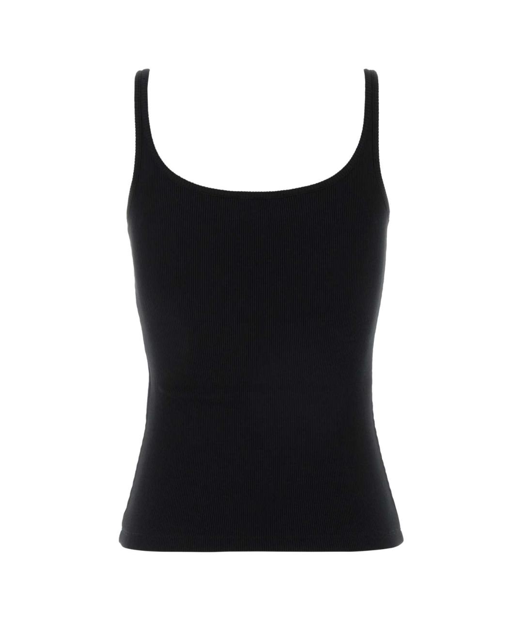 OFF-WHITE Черная хлопковая майка, фото 2