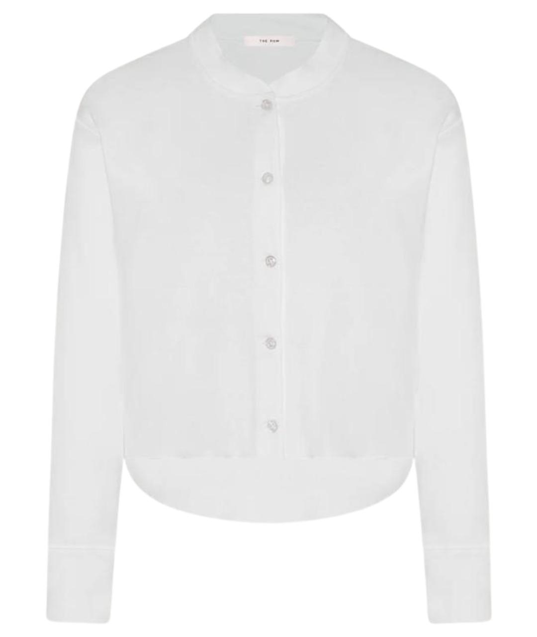 THE ROW Белый хлопковый кардиган, фото 1
