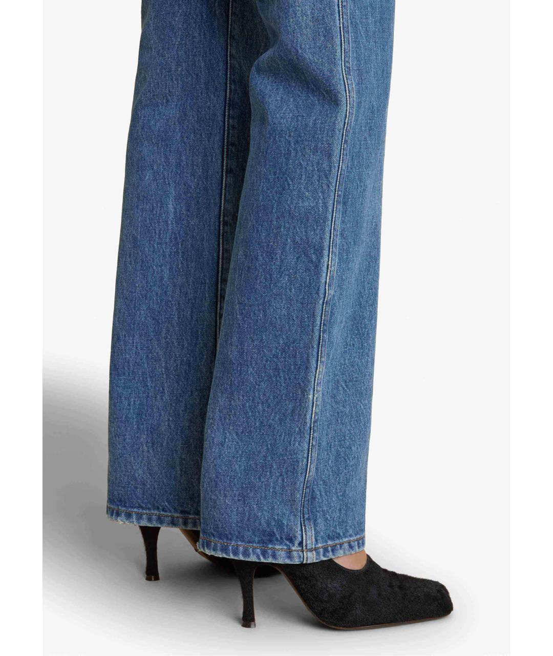 KHAITE Антрацитовые прямые джинсы, фото 6