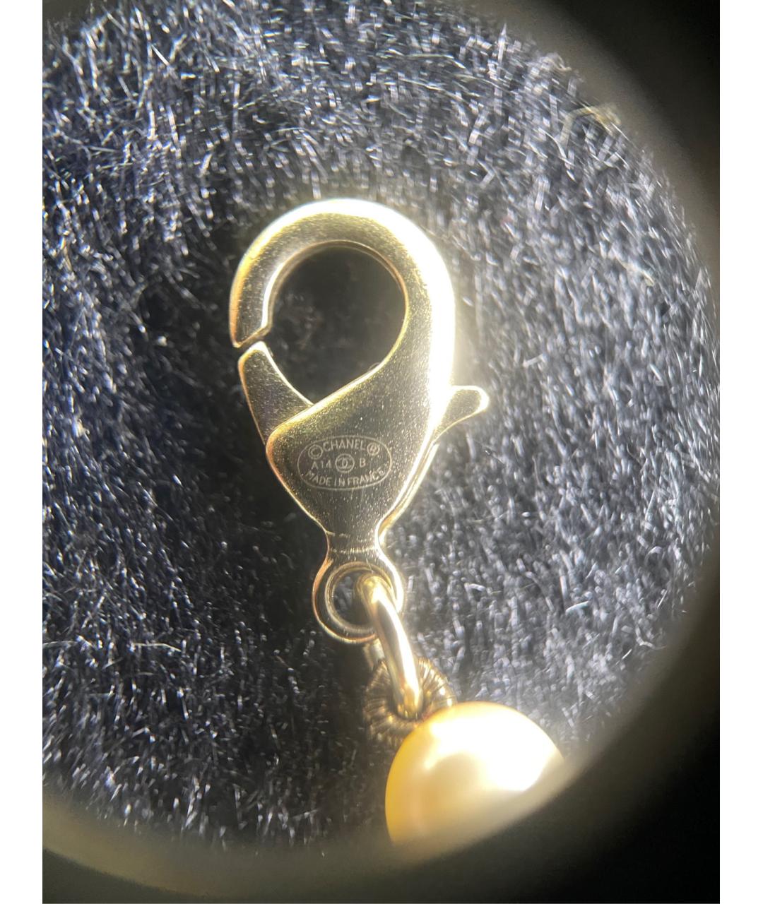 CHANEL Белый жемчужный браслет, фото 4