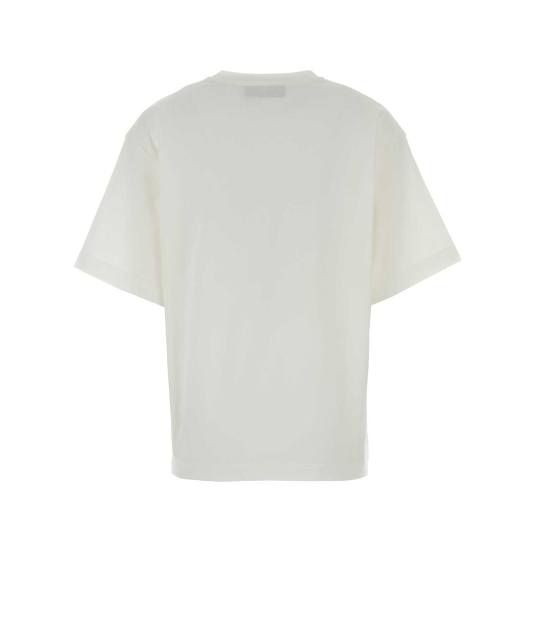 FENDI Белая хлопковая футболка, фото 2