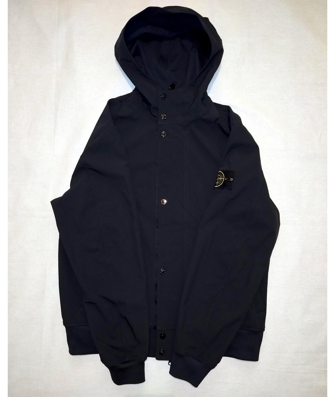 STONE ISLAND Темно-синяя куртка, фото 3