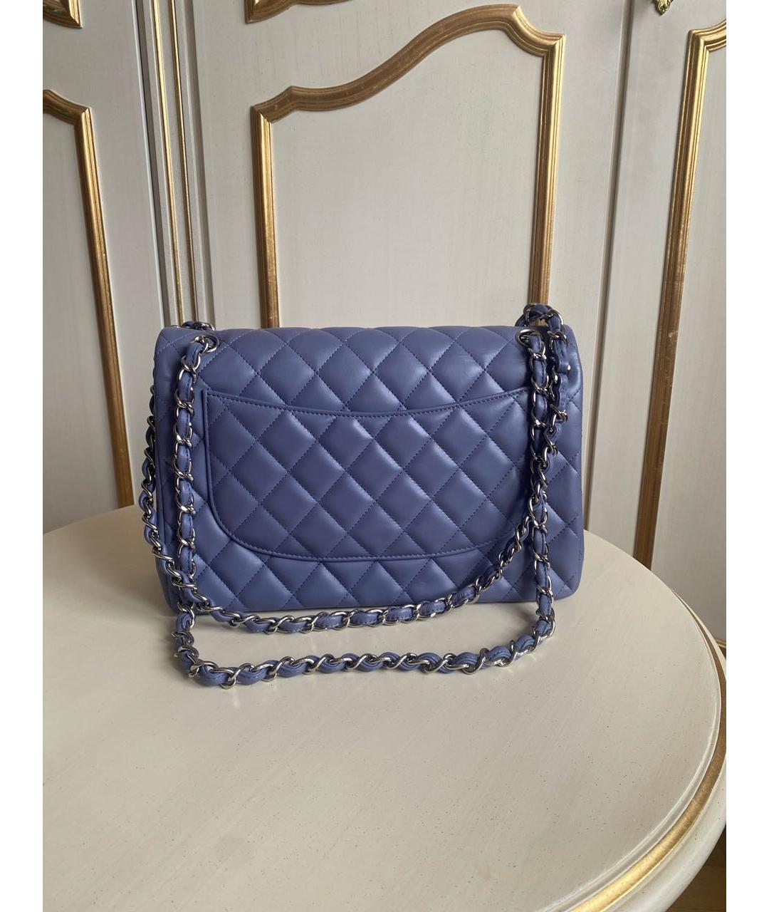 CHANEL Фиолетовая кожаная сумка через плечо, фото 3