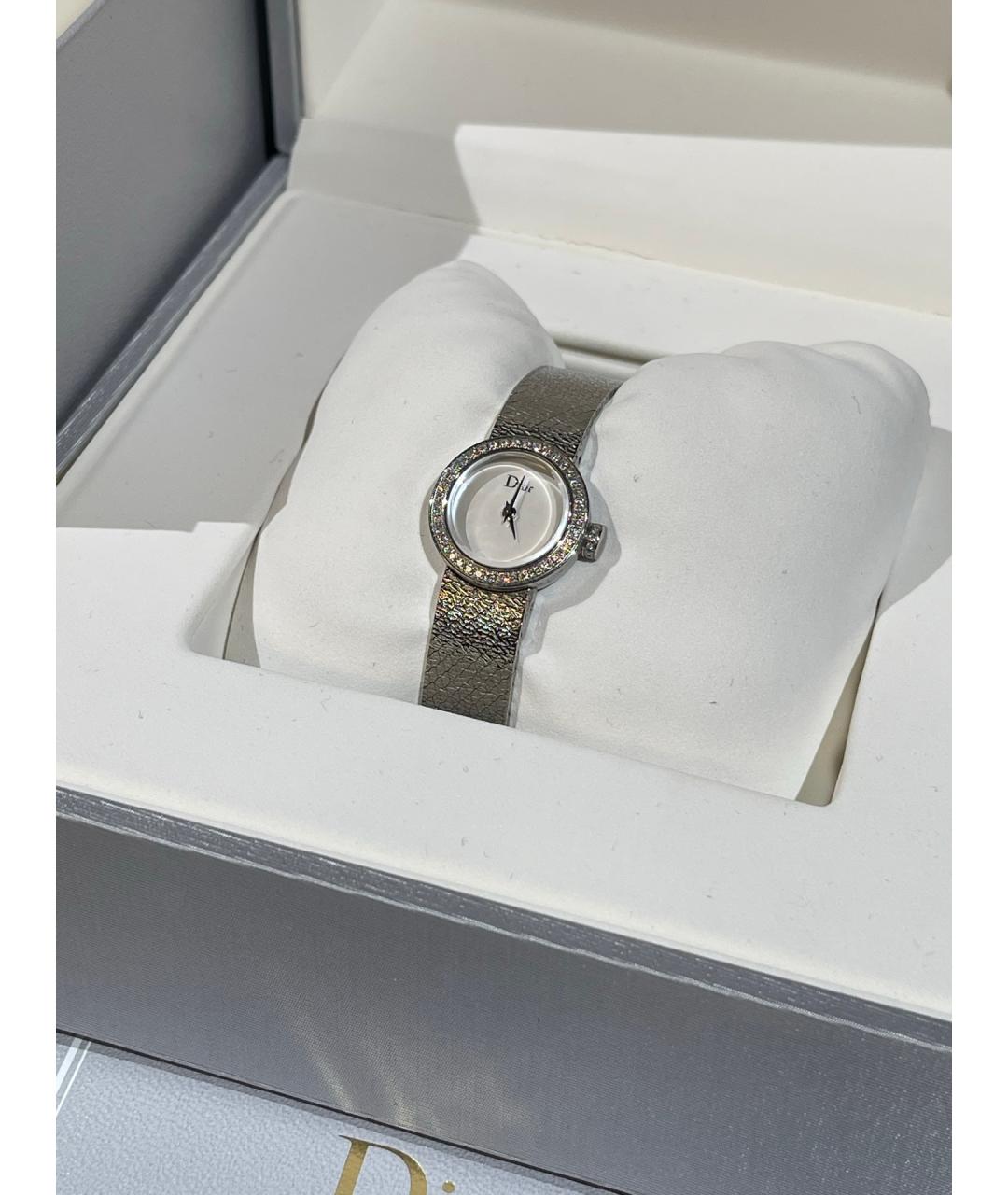 CHRISTIAN DIOR Белые стальные часы, фото 3