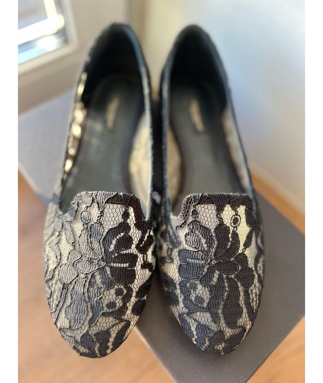 DOLCE&GABBANA Черные кожаные лоферы, фото 7