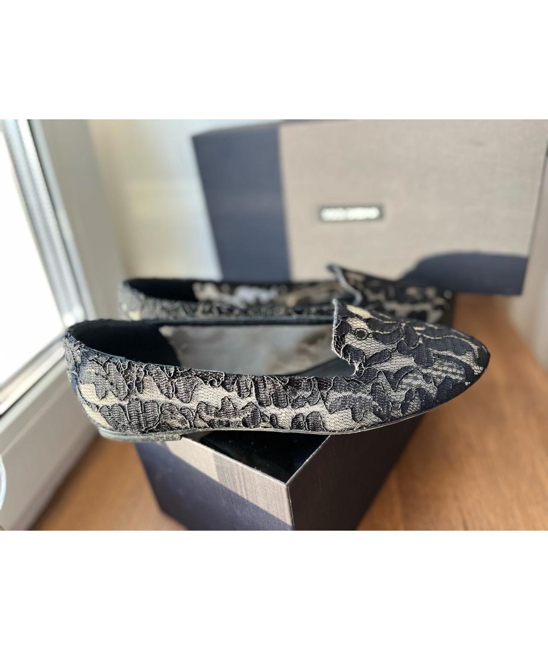 DOLCE&GABBANA Черные кожаные лоферы, фото 9