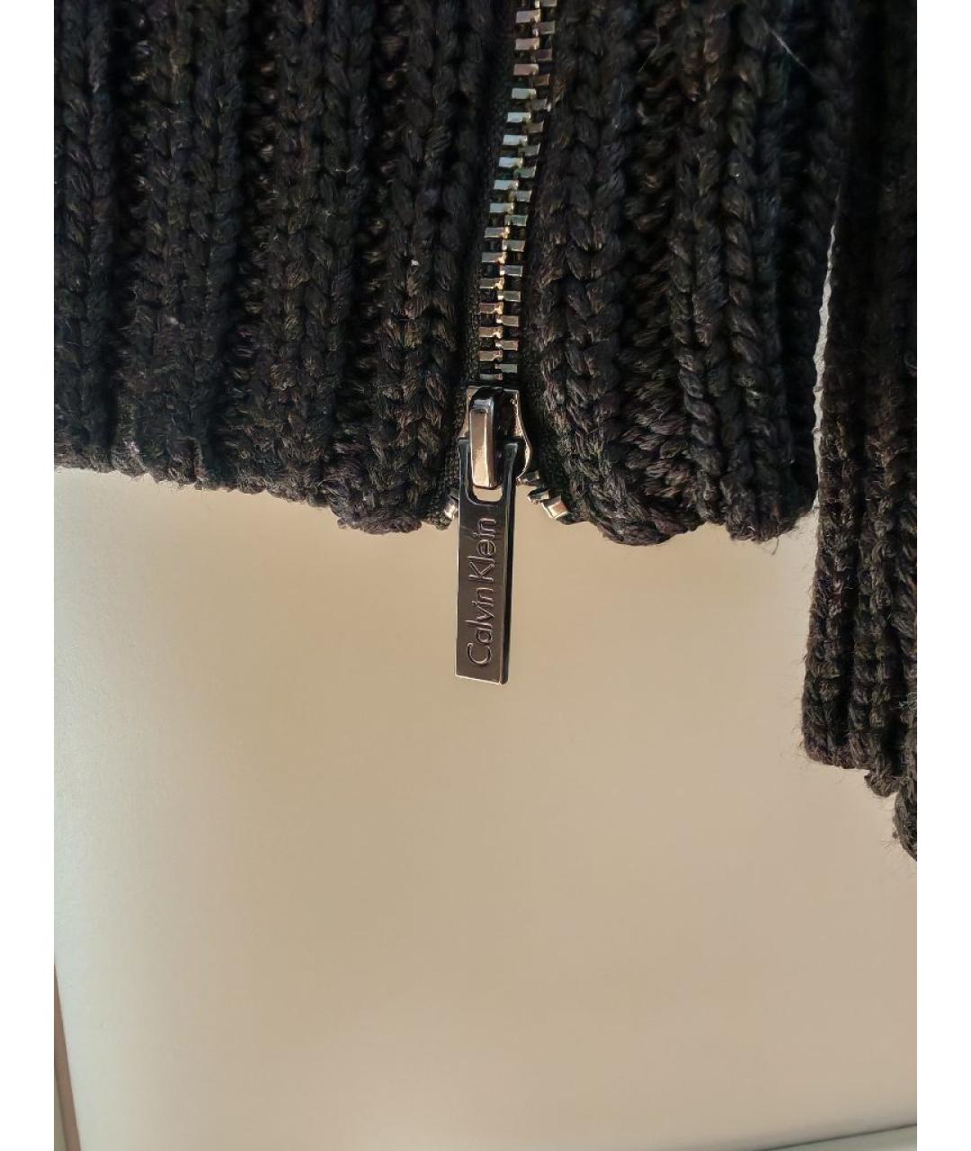 CALVIN KLEIN Черный синтетический джемпер / свитер, фото 6