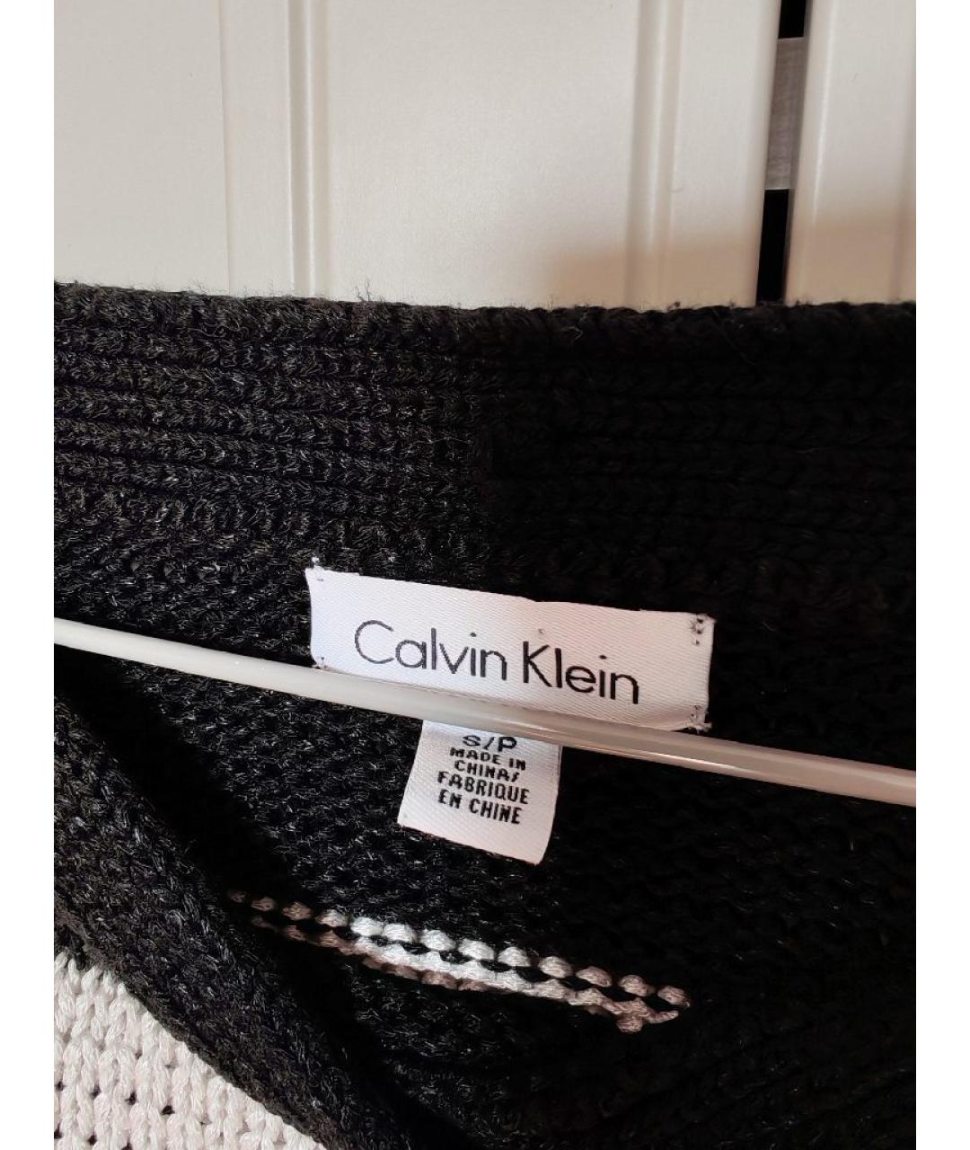 CALVIN KLEIN Черный синтетический джемпер / свитер, фото 3