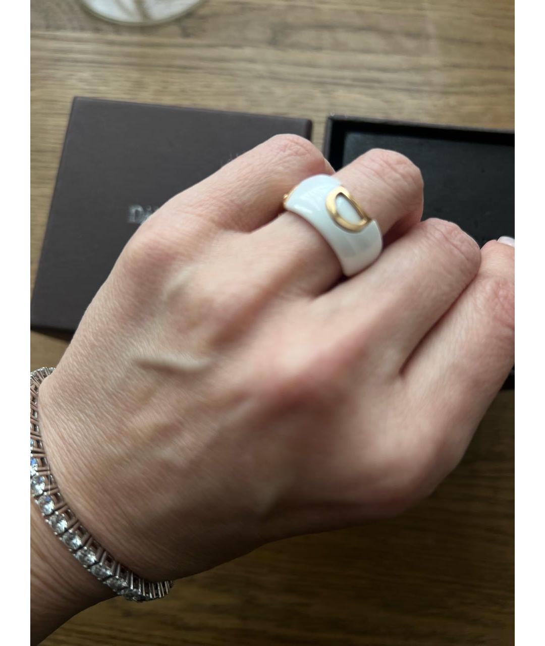 DAMIANI Белое керамическое кольцо, фото 4