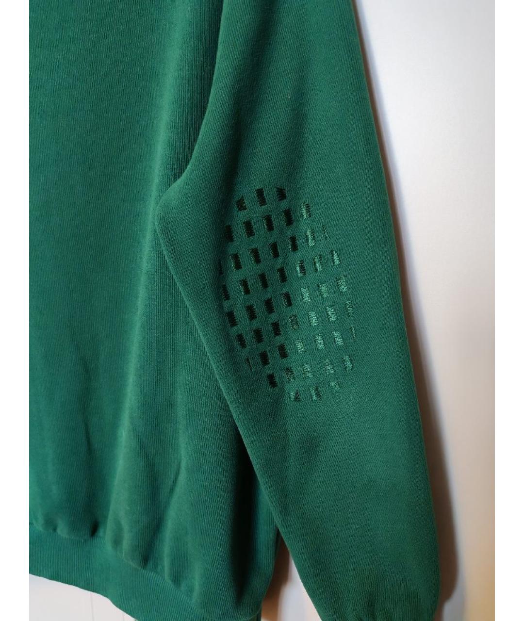 BRIONI Зеленый хлопковый джемпер / свитер, фото 2