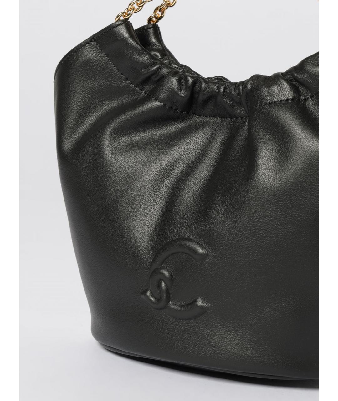 COCCINELLE Черная кожаная сумка через плечо, фото 3