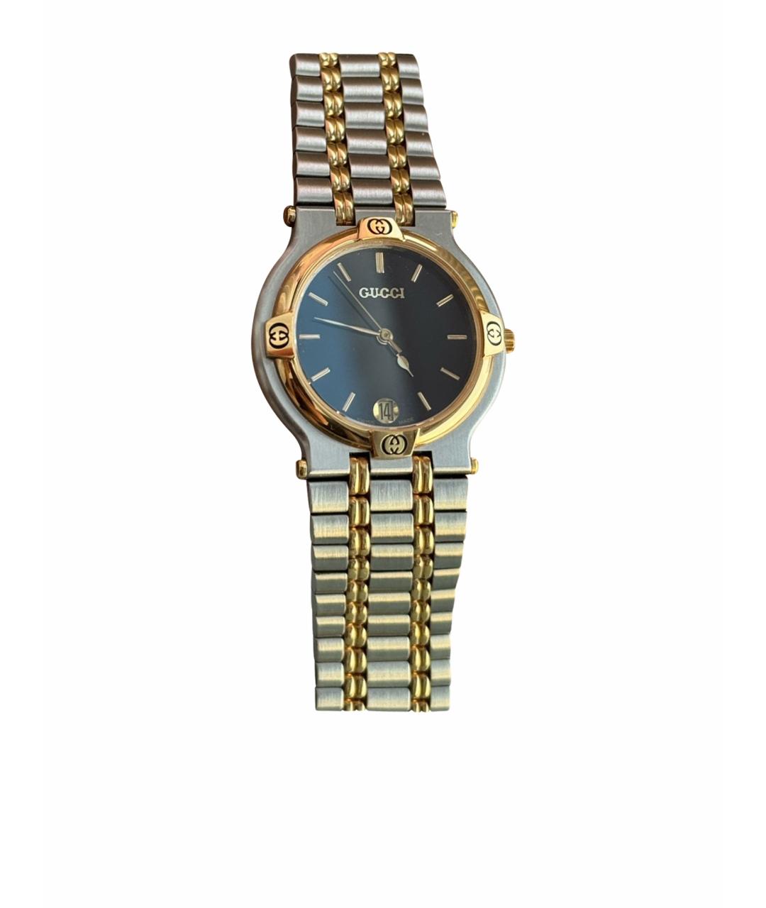 GUCCI Серебряные стальные часы, фото 1