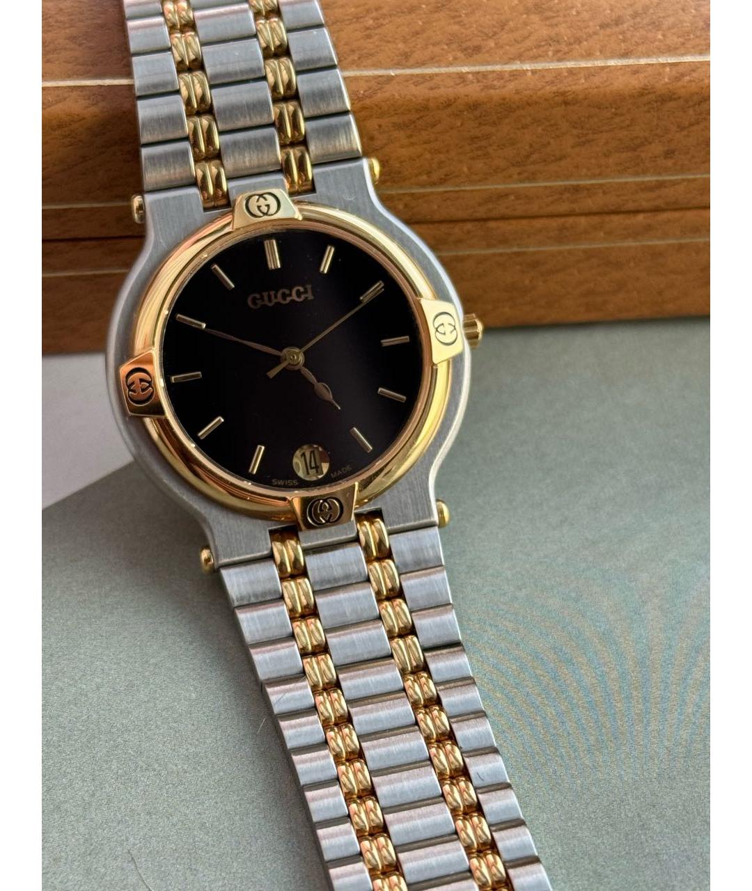 GUCCI Серебряные стальные часы, фото 3