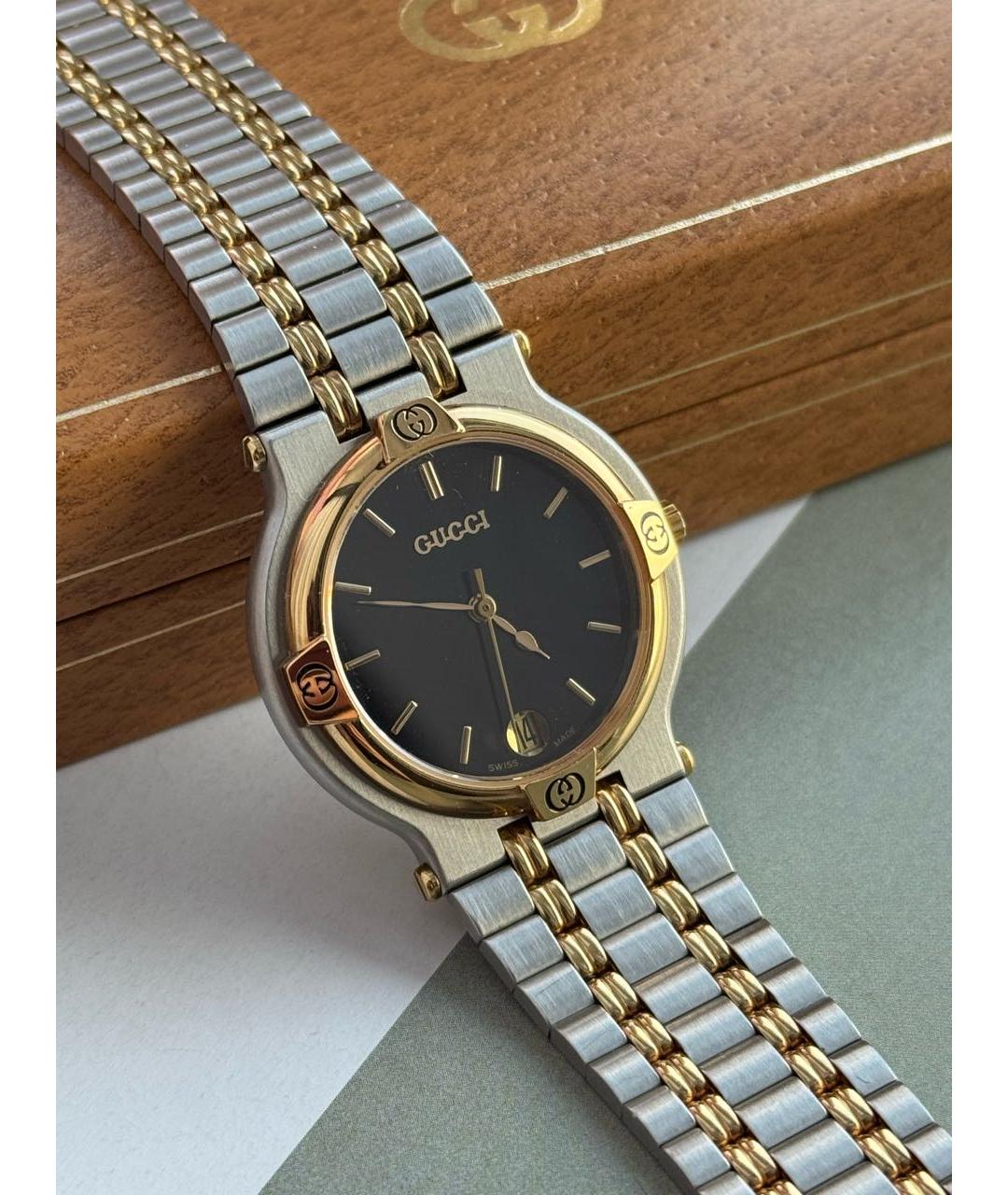 GUCCI Серебряные стальные часы, фото 2