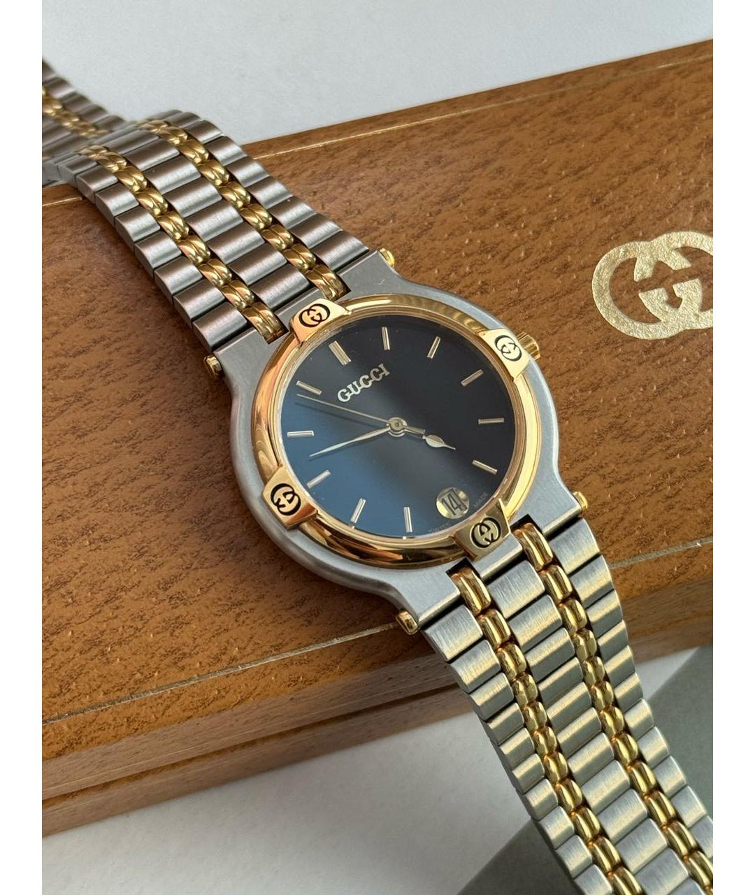 GUCCI Серебряные стальные часы, фото 8