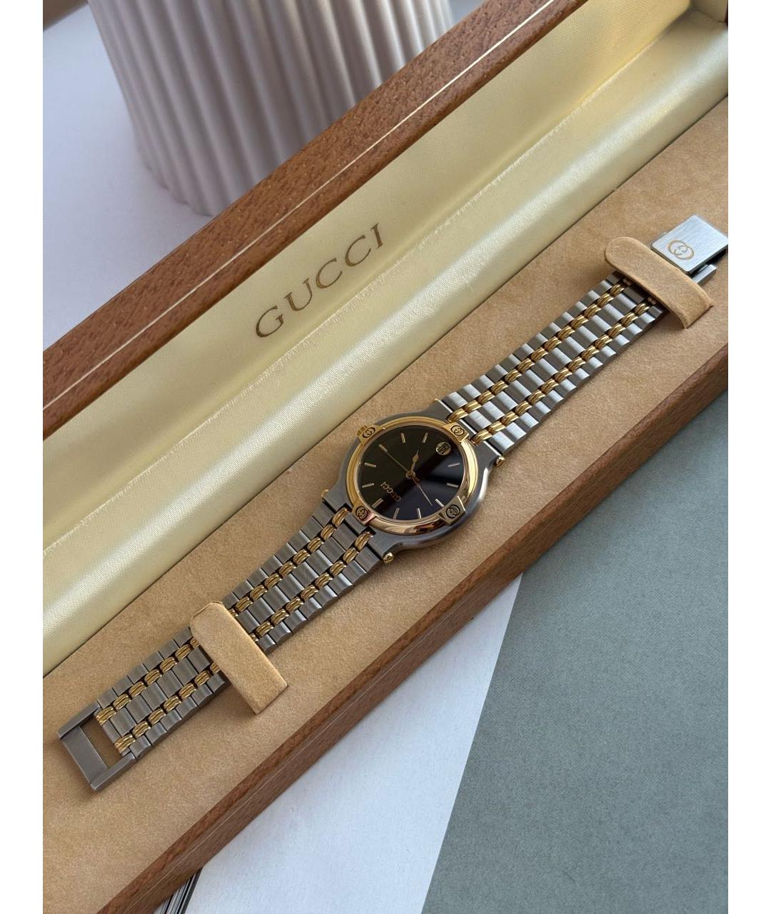 GUCCI Серебряные стальные часы, фото 7