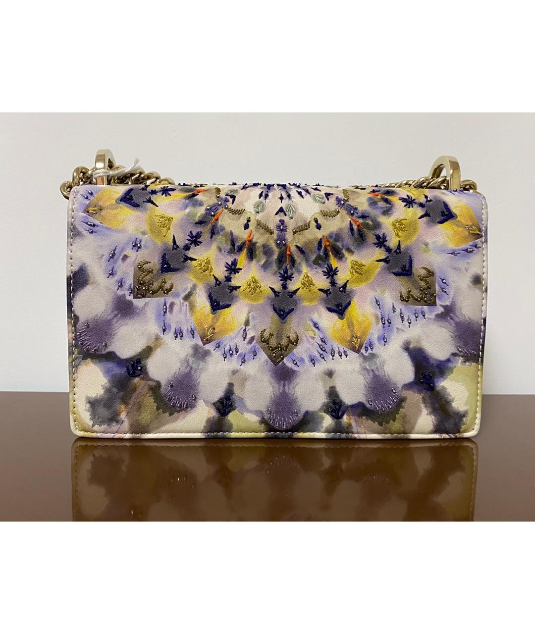 CHRISTIAN DIOR Желтая тканевая сумка через плечо, фото 2