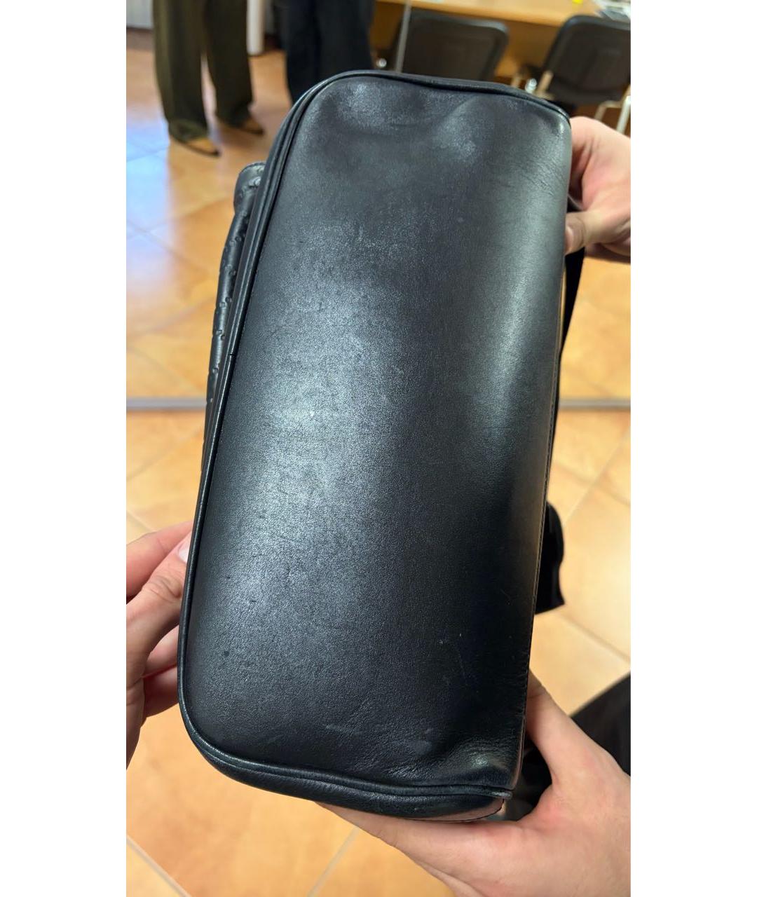 GUCCI Черный кожаный рюкзак, фото 5