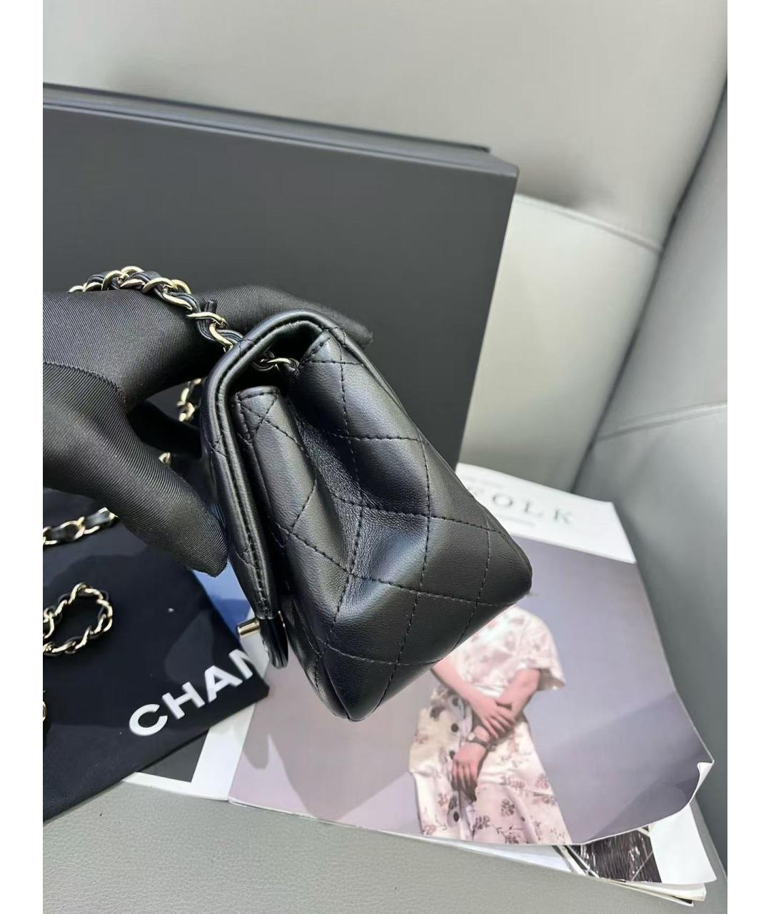 CHANEL Черная сумка через плечо, фото 3