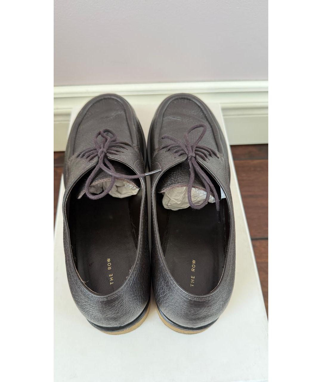 THE ROW Коричневые кожаные брогги и оксфорды, фото 3