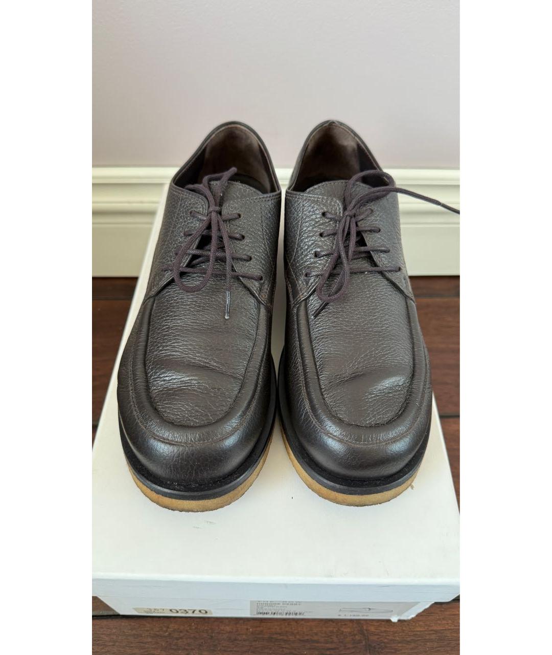 THE ROW Коричневые кожаные брогги и оксфорды, фото 2