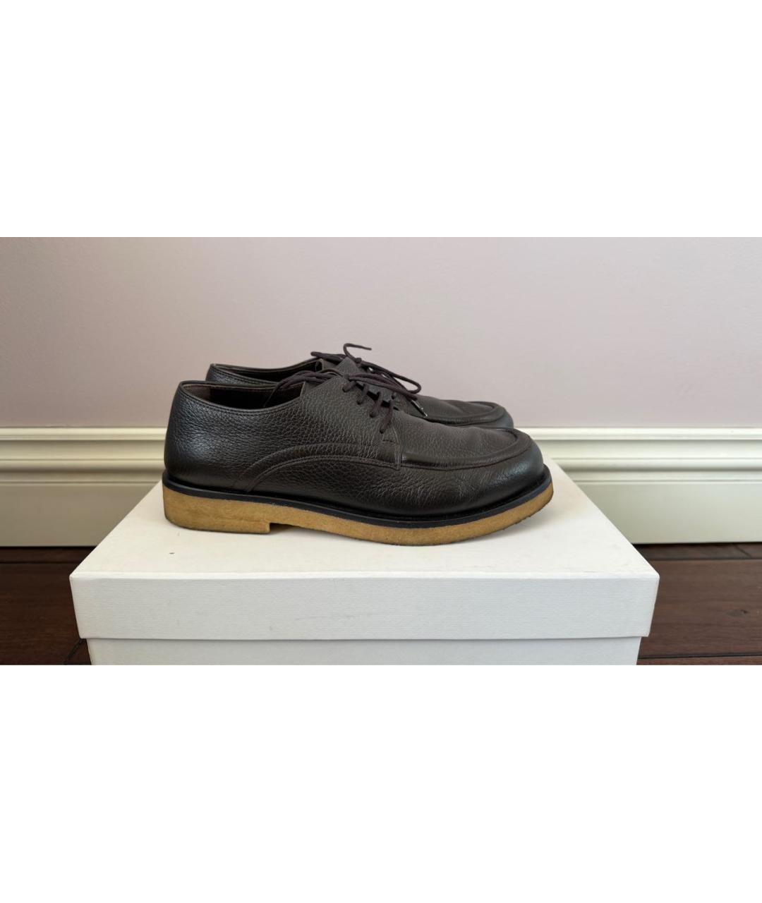 THE ROW Коричневые кожаные брогги и оксфорды, фото 9