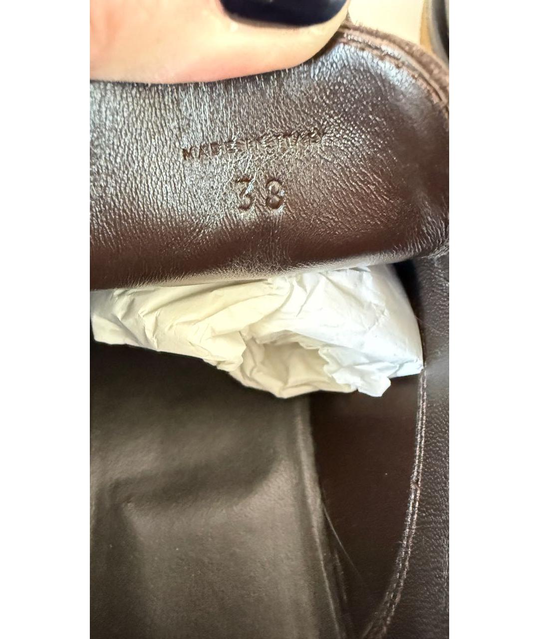 THE ROW Коричневые кожаные брогги и оксфорды, фото 6