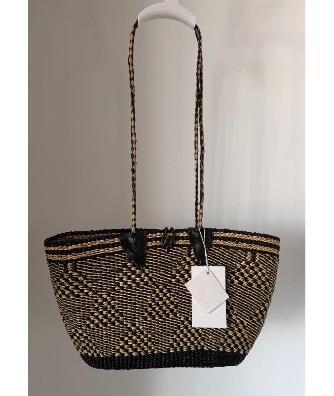 MAX MARA Мульти пелетеная пляжная сумка, фото 8