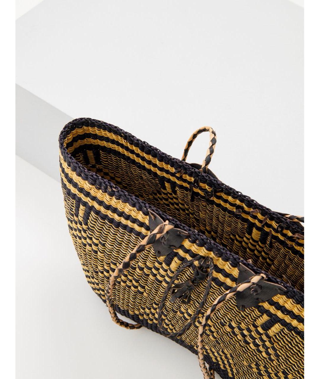 MAX MARA Мульти пелетеная пляжная сумка, фото 3