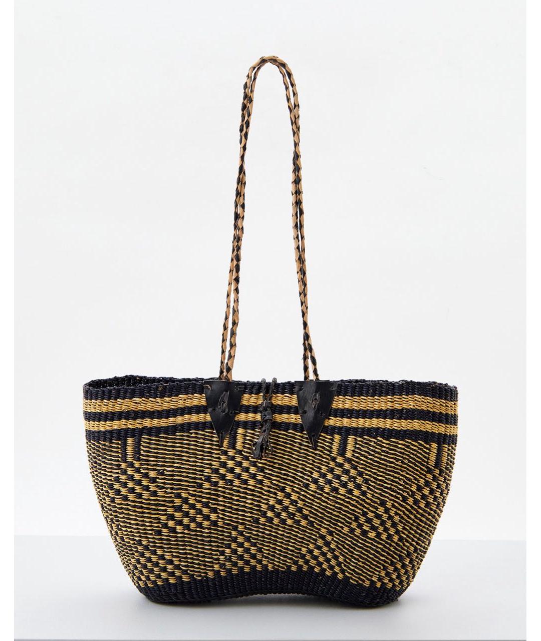 MAX MARA Мульти пелетеная пляжная сумка, фото 6