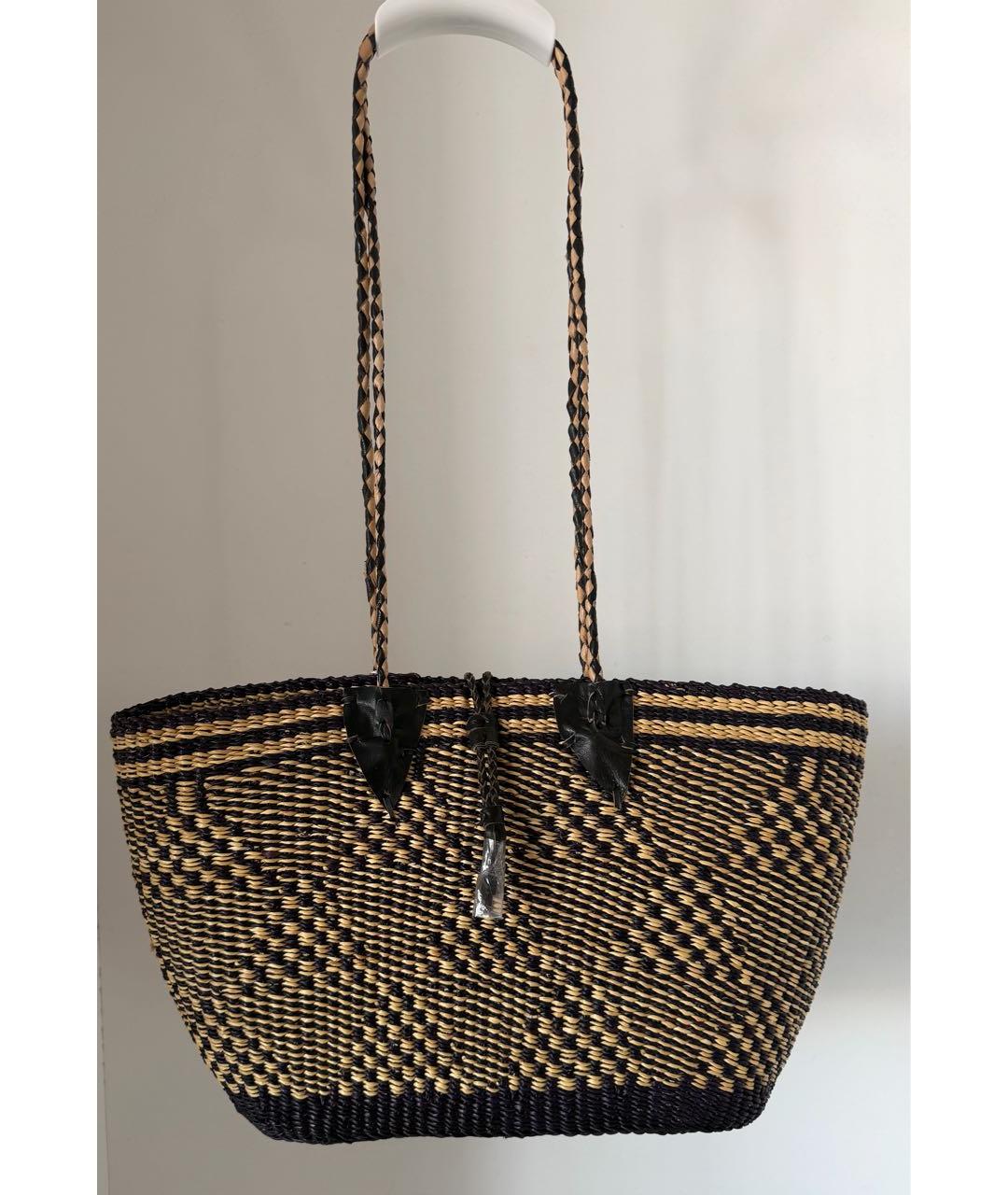 MAX MARA Мульти пелетеная пляжная сумка, фото 7