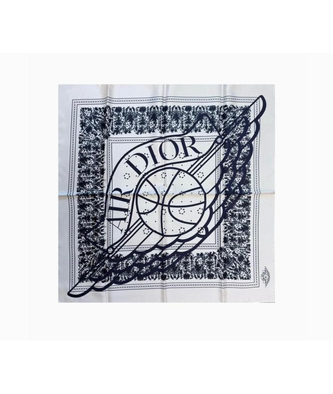 CHRISTIAN DIOR Мульти шелковый платок, фото 7