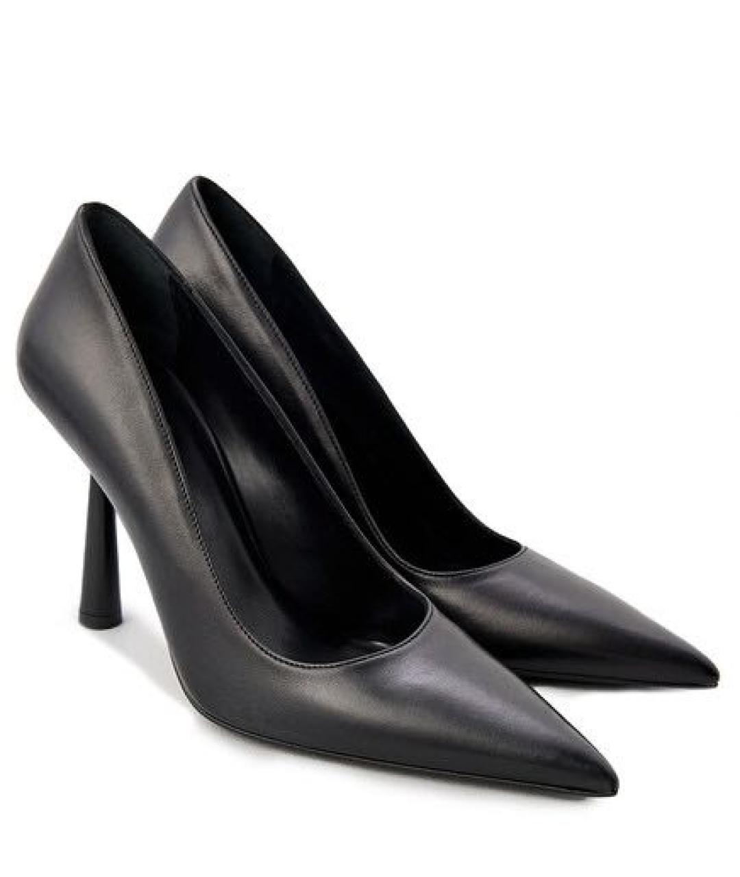 GIABORGHINI Черные кожаные туфли, фото 2