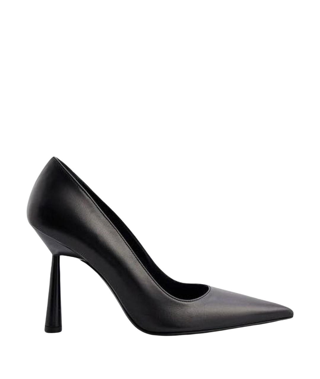 GIABORGHINI Черные кожаные туфли, фото 1