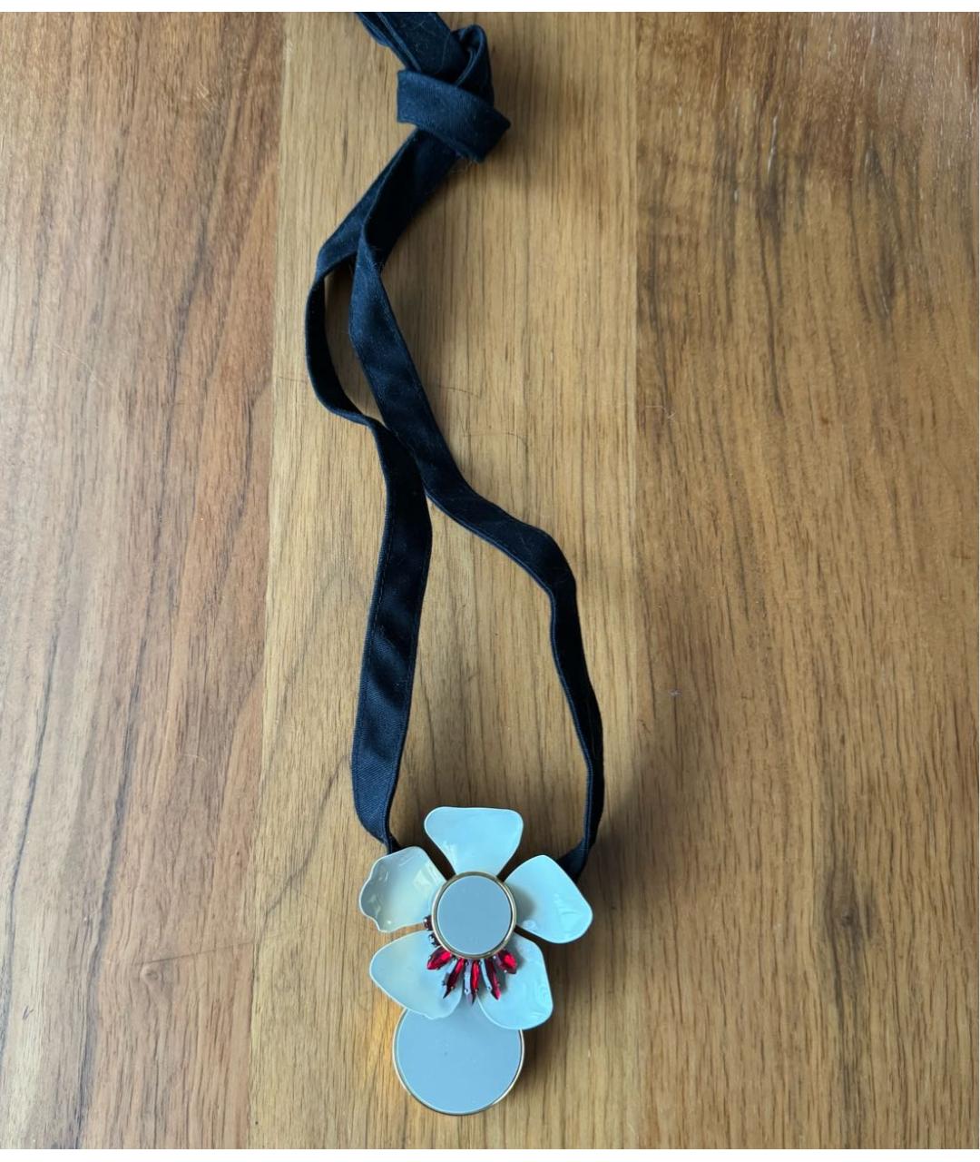 MARNI Антрацитовое металлическое колье, фото 5