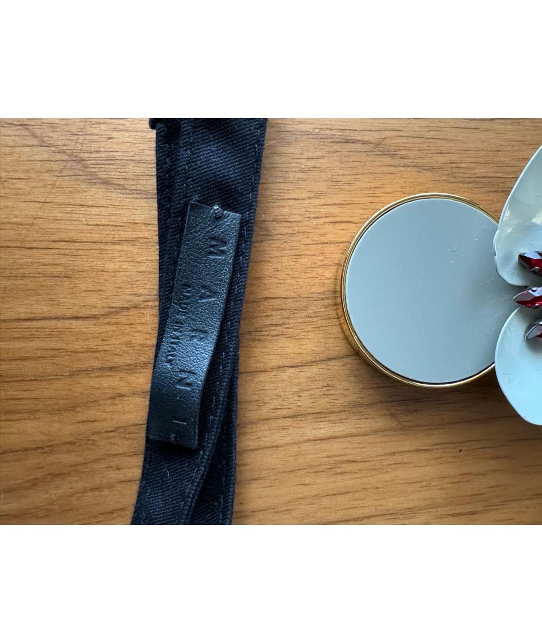 MARNI Антрацитовое металлическое колье, фото 3