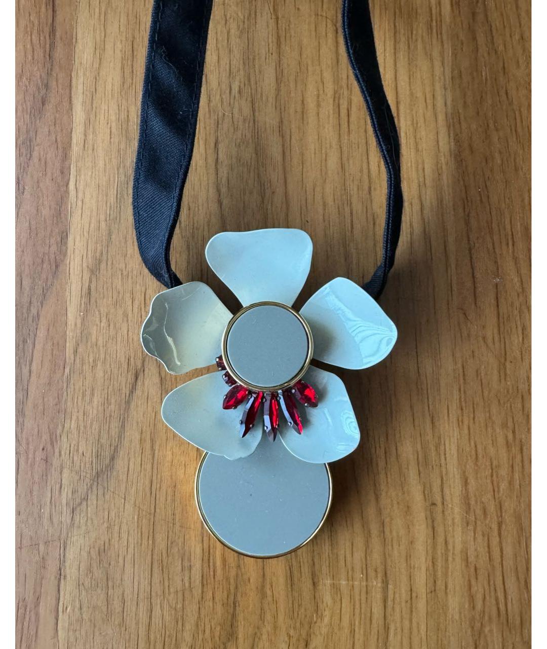 MARNI Антрацитовое металлическое колье, фото 2