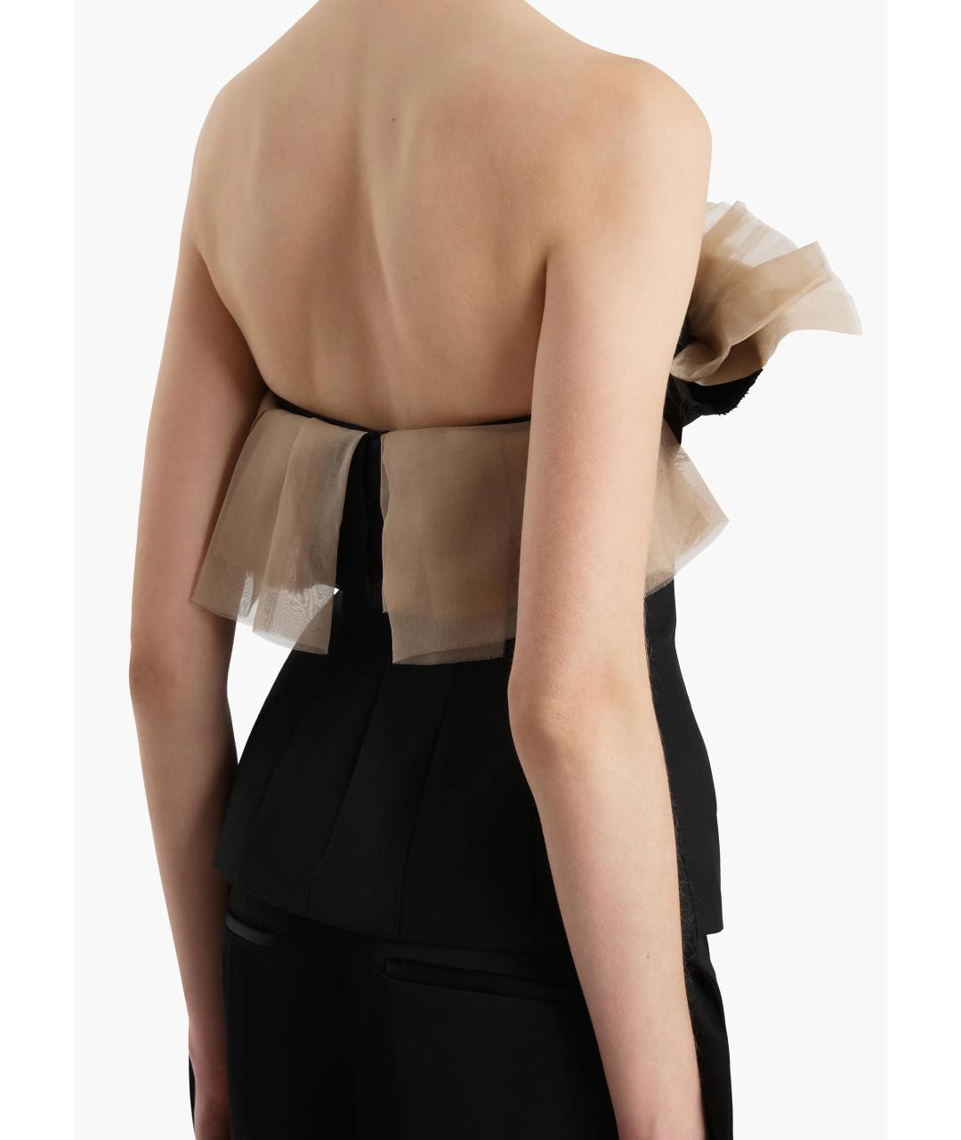 KHAITE Черный шерстяной корсет, фото 6