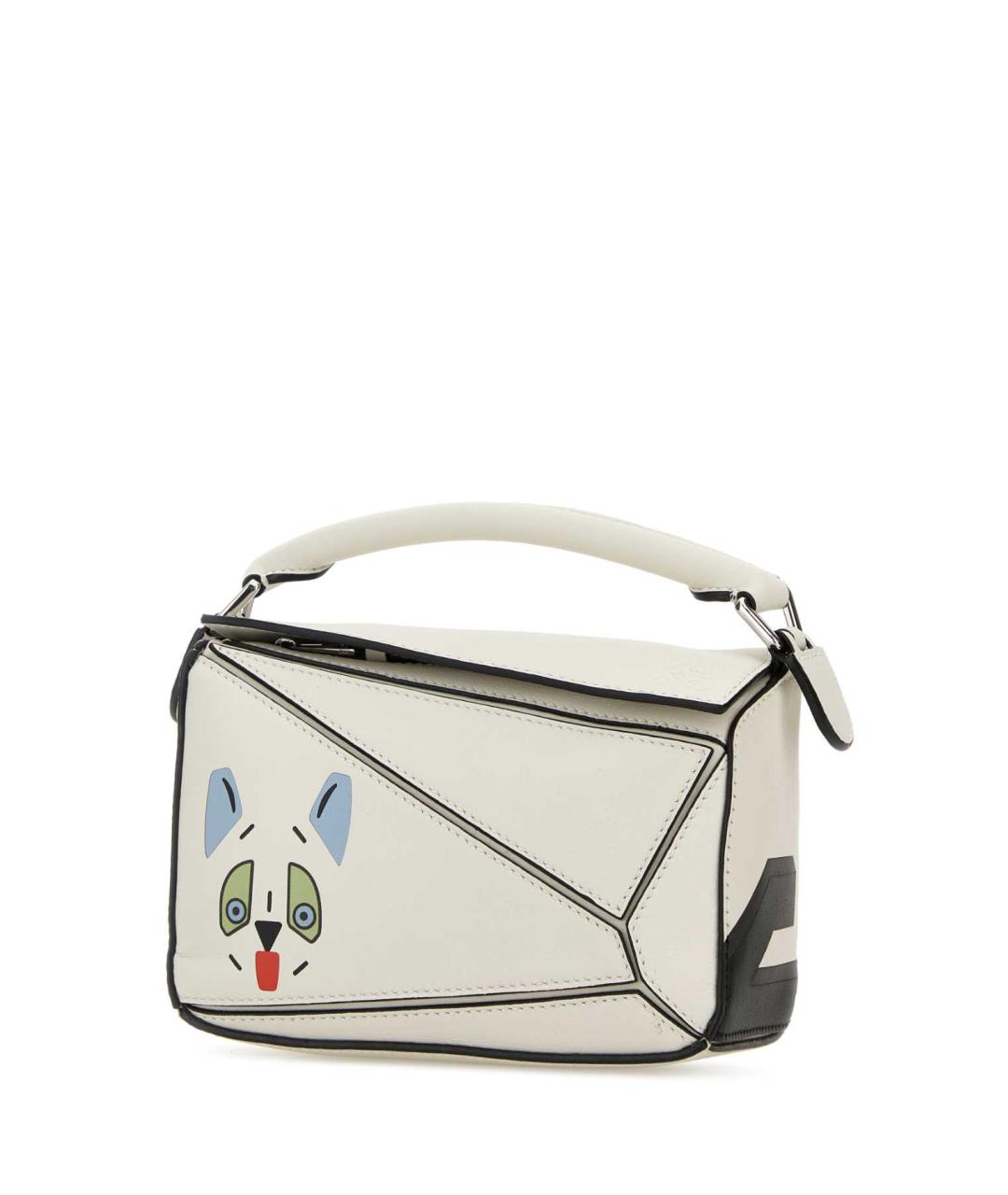 LOEWE Белая сумка с короткими ручками, фото 2