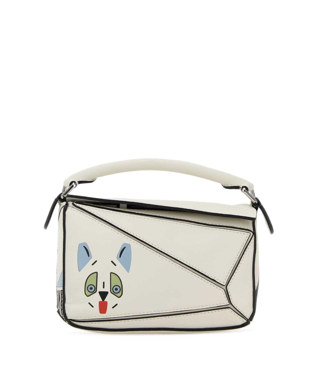 LOEWE Белая сумка с короткими ручками, фото 1