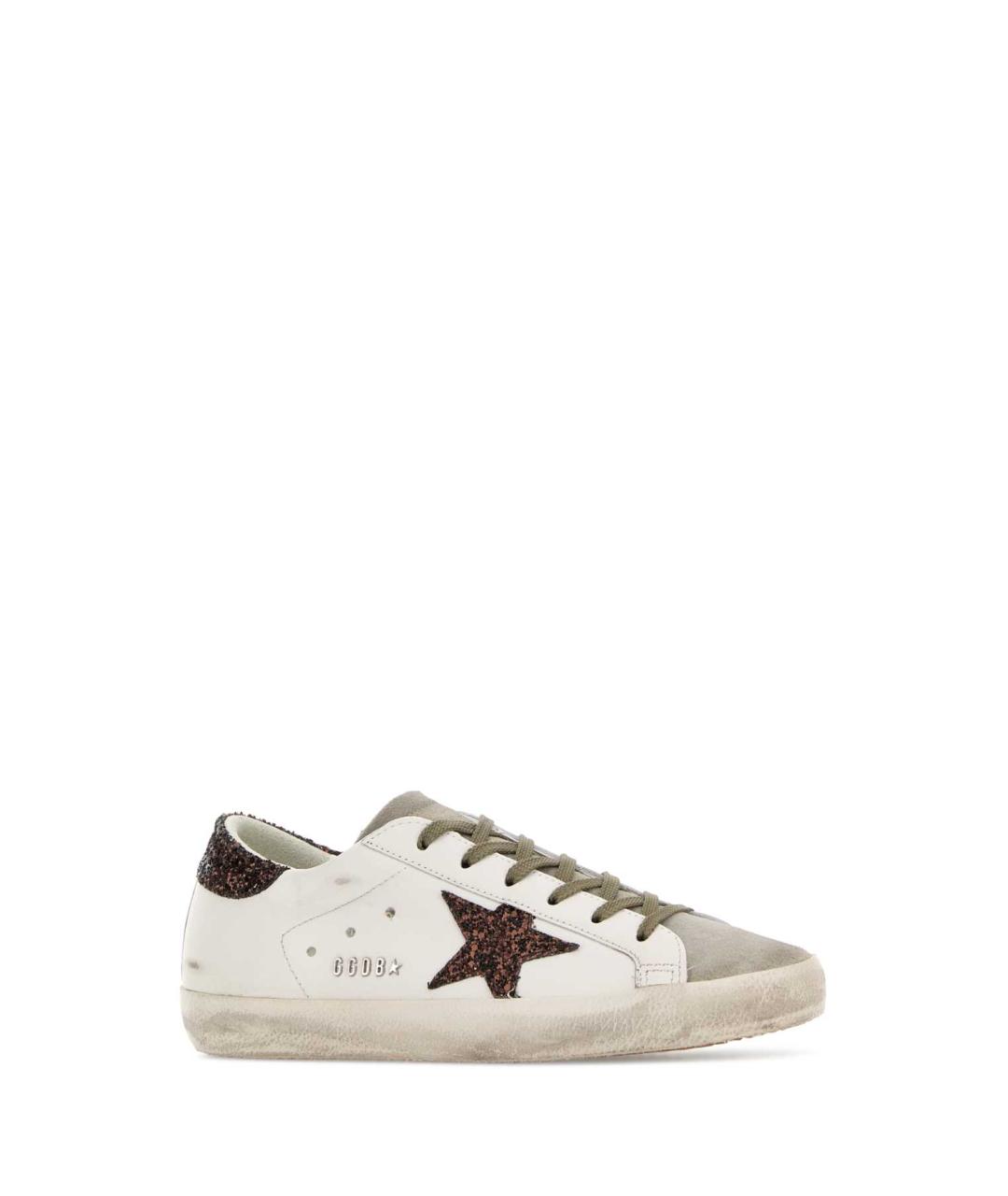 GOLDEN GOOSE DELUXE BRAND Белые кожаные кеды, фото 2