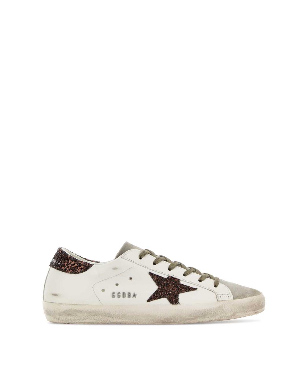 GOLDEN GOOSE DELUXE BRAND Белые кожаные кеды, фото 1