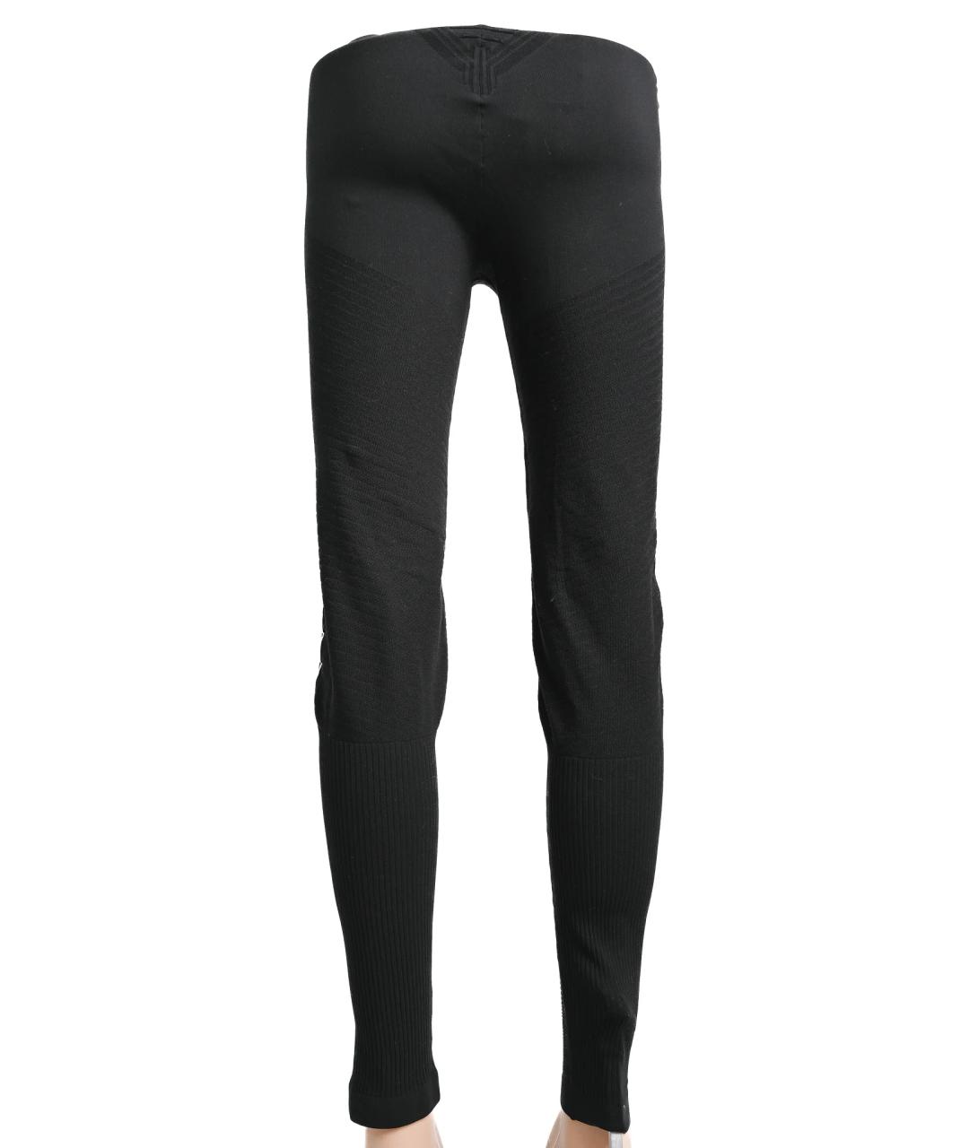 PRADA Черные полиэстеровые спортивные брюки и шорты, фото 2